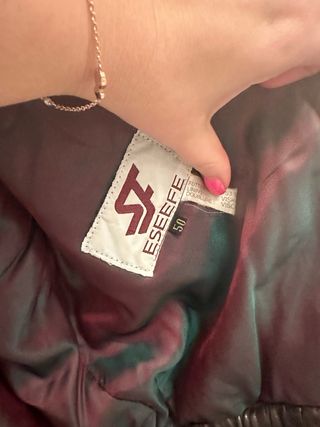 chaqueta de cuero vintage