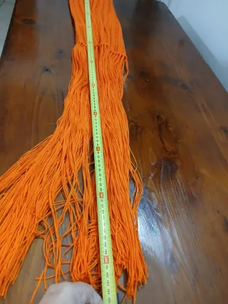 Abito lungo Fracomina Crochet Arancione 42