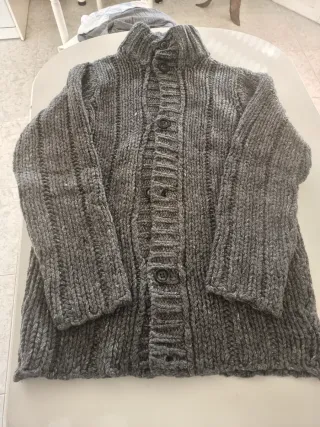 Chaqueta de lana gris sin estrenar, de caballero