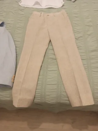 Traje de Comunión VARONES Blanco y Beige