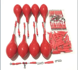 8 Plomos de Pesca Surfcasting, grapas, urfes.