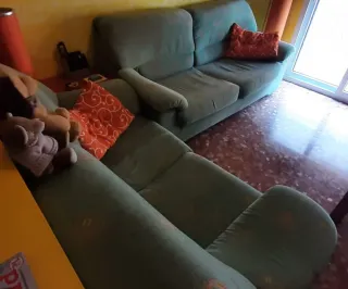 Sofá 3+2 plazas tela