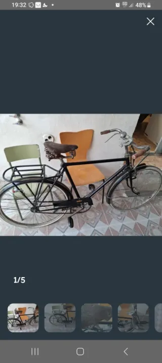 Bicicleta Clásica Negra
