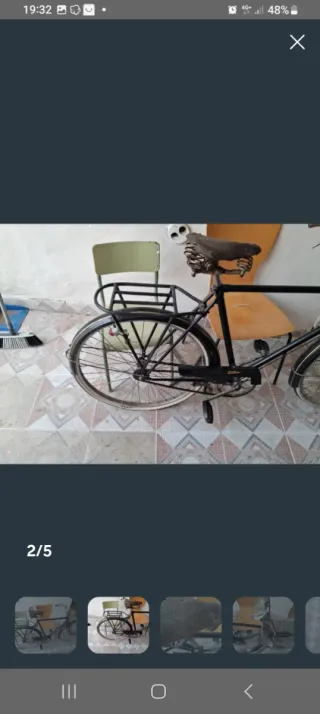 Bicicleta Clásica Negra