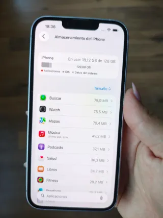 iPhone 14 Morado 128GB - Batería 100%