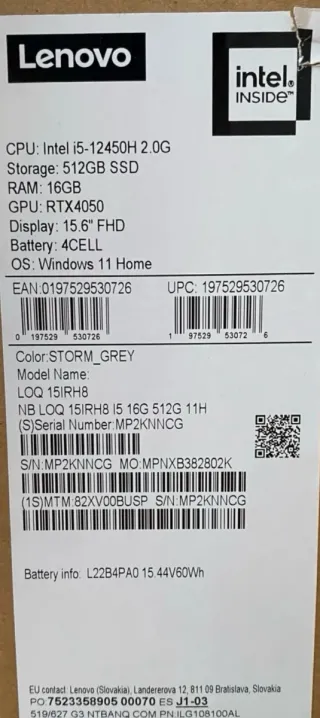 Lenovo LOQ Portátil