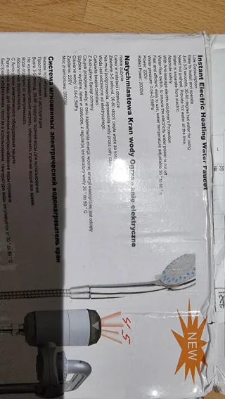 Calentador Agua Eléctrico Instantáneo