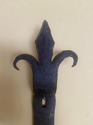 Aplique de pared hierro forjado portavelas