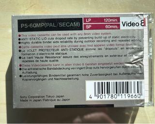 Cinta Video 8 Sony Metal