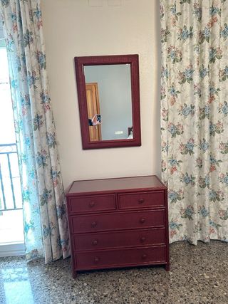 Dormitorio Matrimonio Mimbre y Madera