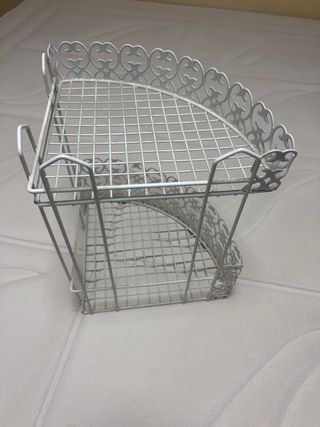 Estantería de esquina para baño