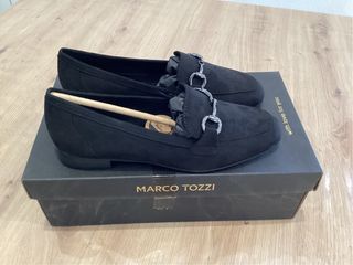 Marco Tozzi Mocasines Negros Mujer