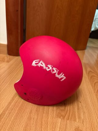 Casco rosa esquí infantil
