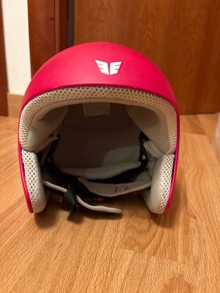 Casco rosa esquí infantil
