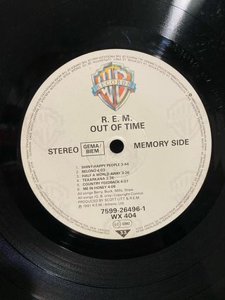 Vinilo REM Out of Time