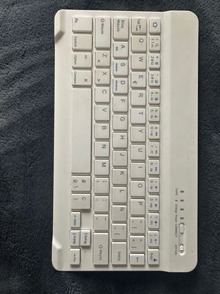 Teclado Mayus Blanco para iPad