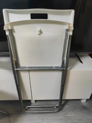 2 Sillas Plegables Blancas