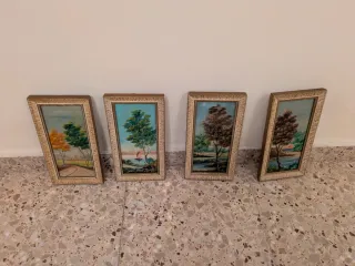 Set de 4 Cuadros Decorativos