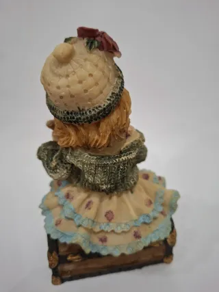 Figuritas Resina Niños y Gatos Años 80