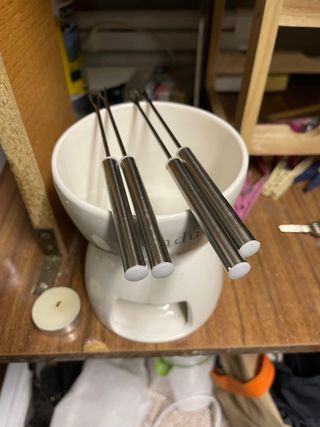 Set fondue cioccolata 4 forchettine