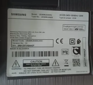 Televisión Samsung 40 Curva