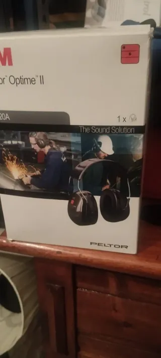 Auriculares protección acústica negros