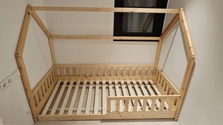Cama Montessori Madera Natural 90cmx200cm