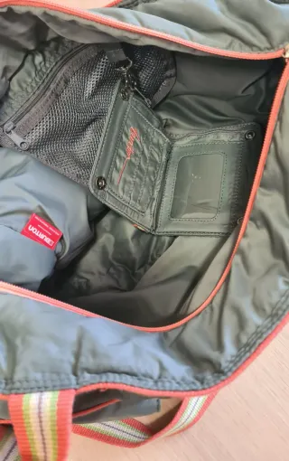 Bolso bandolera Burton azul con cartera