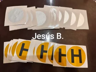 Pegatinas para Jesús B.