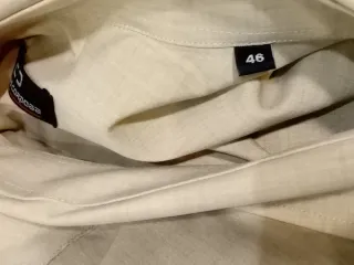 Camisa Beige Manga Corta Tallas Grandes XXXL