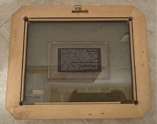 2 Cornici Valentino Legno Dorato Argentato Vetro