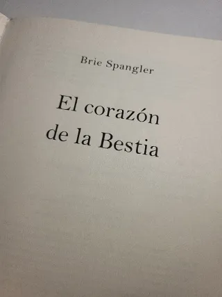 Libro: El corazón de la Bestia.