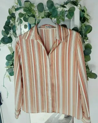 Elegante blusa rayas estilo retro El Corte Inglés