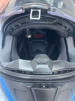 Casco LS2 Negro y Azul talla S