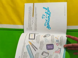 Libro cuaderno letteting editorial rubio