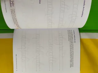 Libro cuaderno letteting editorial rubio