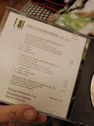 CD Rachmaninov Concerti per Piano Classici