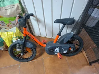 Bici infantil Btwin naranja