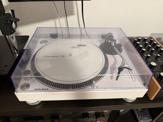 Pareja de tocadiscos Pioneer PLX-500 blancos