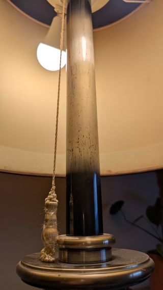 Lámpara de Pie Vintage Metal y Tela