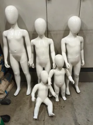 Maniquíes Infantiles Blancos