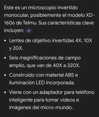 Microscopio educativo Nuevo