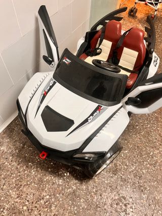 Coche Eléctrico Buggy Extreme 12V Blanco