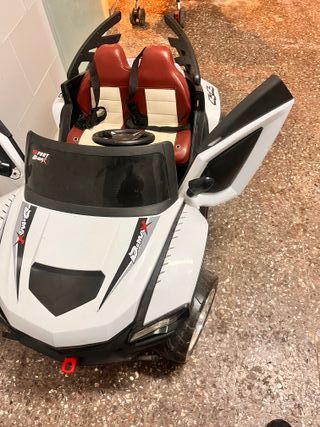 Coche Eléctrico Buggy Extreme 12V Blanco