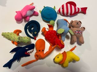 Lote de muñecos de trapo mini