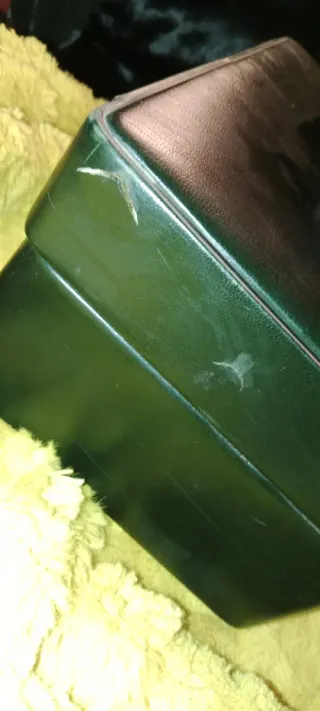 Porta Cassette Vintage Verde