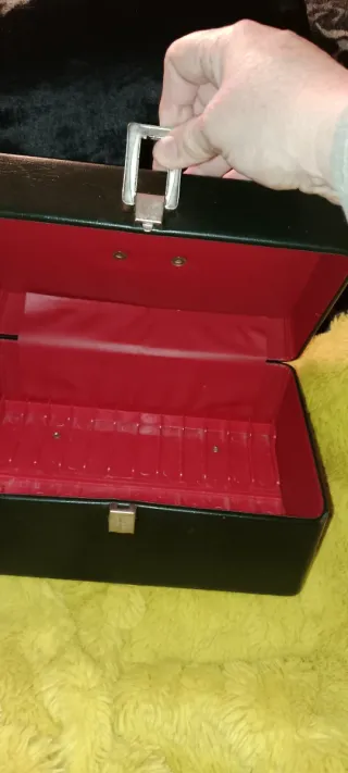 Porta Cassette Vintage Verde