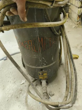 Calderín presión gotelé