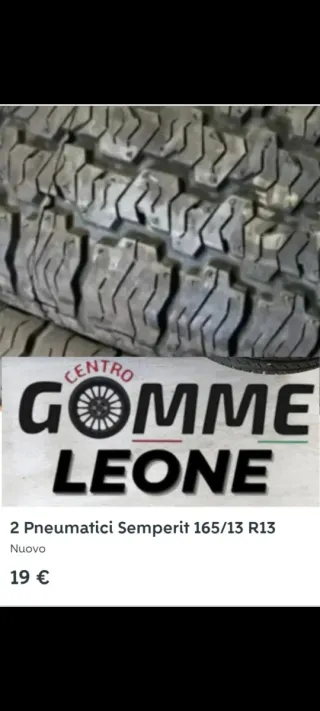 2 Pneumatici Semperit 165/13 R13