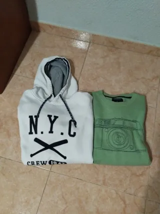 Lote 2 sudaderas hombre